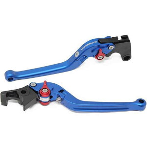 SPEEDRA アジャストレバー スタンダード可倒式(レバー本体カラー:マットブルー) アジャスターカラー マットゴールド LVAM091BE-GD SPEEDRA レバー バイク XMAX250
