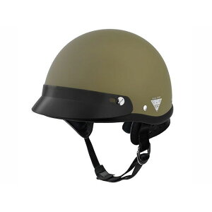 KOMINE FUJI-300K ヘルメット(マットオリーブ) サイズ L ・01-152 コミネ ハーフヘルメット バイク