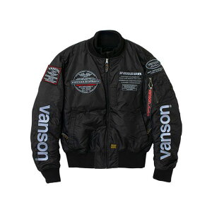 VANSON 2025-2026H~f VS25108W MA-1 JACKETiubN/Vo[j TCY 2XL VS25108W [J[݌ɂ o\ WPbg oCN