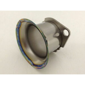 【メーカー直送】SuperBike PWK28用フルチタンファンネル 仕様 ポリッシュピュア(焼き色なし) サイズ 30mm 68513-289224 スーパーバイク キャブレター関連パーツ バイク 汎用