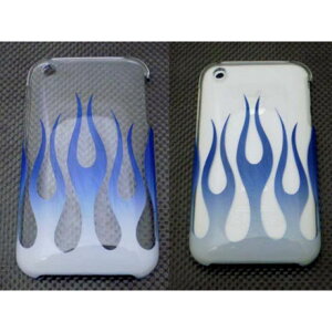 �y���[�J�[�����zSuperBike iPhone CASE COVER�i�t���A�p�^�[���j �J���[ �u���[ �^�C�v 4G 68554-289307 �X�[�p�[�o�C�N �����E�P�[�X��