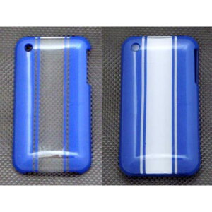�y���[�J�[�����zSuperBike iPhone CASE COVER�i���[�V���O�X�g���C�v�j �J���[ �u���[3 �^�C�v 3G 68555-289330 �X�[�p�[�o�C�N �����E�P�[�X��