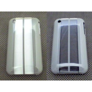 �y���[�J�[�����zSuperBike iPhone CASE COVER�i���[�V���O�X�g���C�v�j �J���[ �O���[2 �^�C�v 4G 68555-289349 �X�[�p�[�o�C�N �����E�P�[�X��