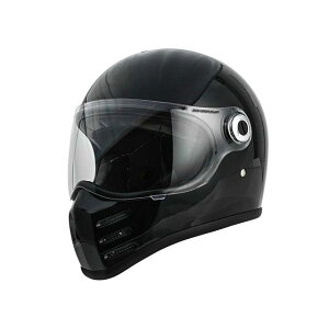 RIDEZ X HELMET バイク用フルフェイスヘルメット(グロスブラック/ブラックエディション) サイズ L ライズ フルフェイスヘルメット バイク
