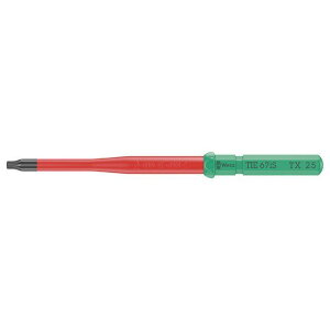 WERA 006542 ���֎� �≏�g���N�X�h���C�o�[�u���[�h Kraftform Kompakt VDE67 iS �n��T�C�YTX25mm �E006542 ���F�� �n���h�c�[��