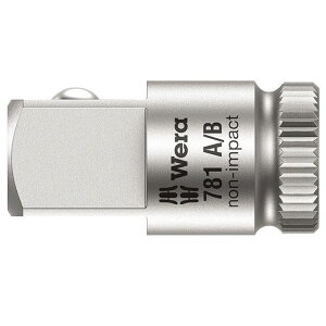 WERA 042670 ��3/8DR×��1/4DR 781 A�V���[�Y�\�P�b�g�A�_�v�^�[ �E042670 ���F�� �n���h�c�[��
