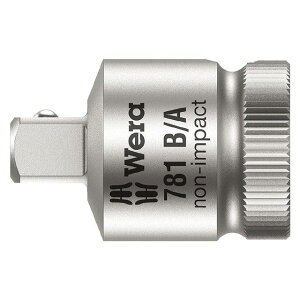 WERA 042672 ��1/4DR×��3/8DR 781 B�V���[�Y�\�P�b�g�A�_�v�^�[ �E042672 ���F�� �n���h�c�[��