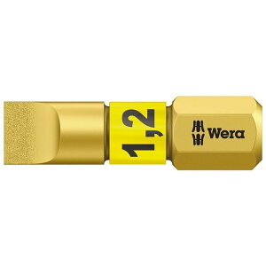 WERA 056176 1/4HEX �_�C�������h�R�[�e�B���O Bi-TORSION �}�C�i�X�h���C�o�[�r�b�g �n��T�C�Y1.2x6.5 �S��25mm �E056176 ���[�J�[�݌ɂ��� ���F�� �n���h�c�[��