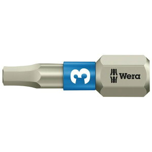 WERA 071073 HEX�Z�p�l�W�p �X�e�����X���h���C�o�[�r�b�g ����6.35mm �n��T�C�YHEX3 �S��25mm �E071073 ���F�� �n���h�c�[��