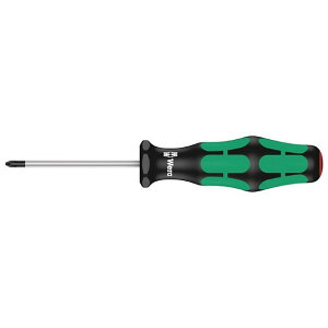 WERA 100050 Kraftform Plus�n���h�� ���[�U�[�`�b�v�v���X�h���C�o�[ ��[�T�C�YPH0 ����60mm �E100050 ���F�� �n���h�c�[��