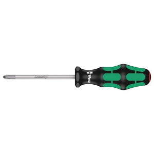 WERA 100052 Kraftform Plus�n���h�� ���[�U�[�`�b�v�v���X�h���C�o�[ ��[�T�C�YPH2 ����100mm �E100052 ���[�J�[�݌ɂ��� ���F�� �n���h�c�[��