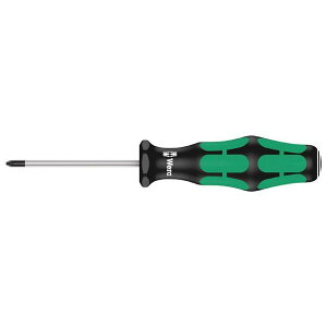 WERA 100055 Kraftform Plus �n���h�� ���[�U�[�`�b�v�|�W�h���C�u�h���C�o�[ ��[�T�C�YPZ0 ����60mm �E100055 ���F�� �n���h�c�[��