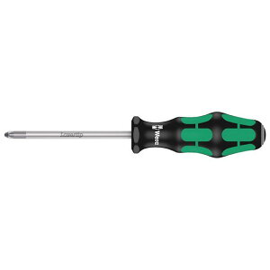 WERA 100057 Kraftform Plus �n���h�� ���[�U�[�`�b�v�|�W�h���C�u�h���C�o�[ ��[�T�C�YPZ2 ����100mm �E100057 ���F�� �n���h�c�[��