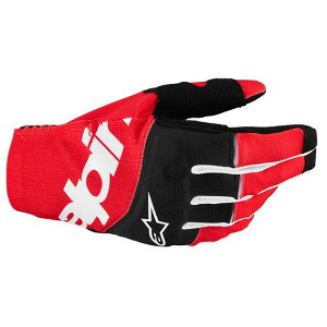 Alpinestars テックスター グローブ(ブラック/ブライドレッド) サイズ M G4882 メーカー在庫あり アルパインスターズ オフロードグローブ バイク