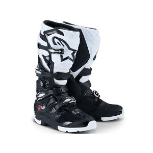 Alpinestars TECH7 ブーツ エンデューロ(ブラック/ホワイト) サイズ 10(29.0cm) D8824 アルパインスターズ オフロードブーツ バイク