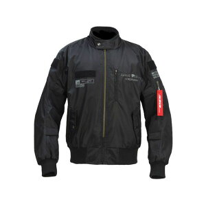 Rough&Road 2025-2026秋冬モデル RR7754 MA-1R EM(ブラック) サイズ XL RR7754BK5 ラフ&ロード ジャケット バイク
