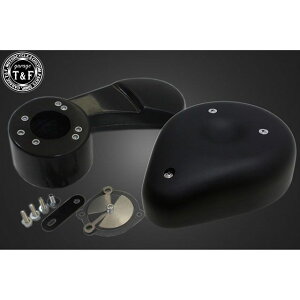 T&F スティード400 ティアドロップエアクリーナーKIT(ブラック) ・7081217 ガレージT&F エアクリーナー バイク スティード400 VLX/VCL/VSE/VLS