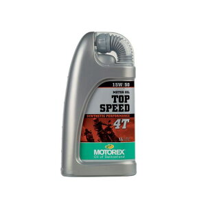 MOTOREX TOP SPEED 4T 15W-50�i1L�j 97800 ���[�J�[�݌ɂ��� ���g���b�N�X �G���W���I�C��