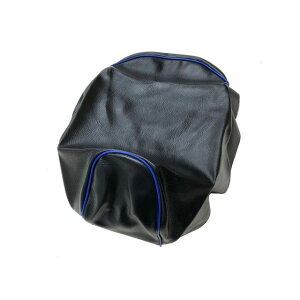 ALBA 国産シートカバー タイプ 張替 本体 黒カバー パイピング 青 YCH2013-C10P50 アルバ シート関連パーツ バイク スーパージョグ/ZR