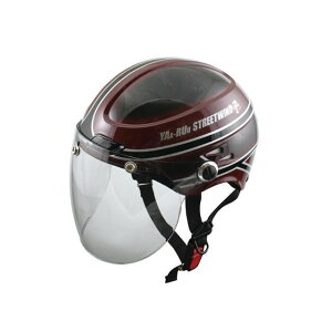 SPEEDPIT STR-Z JT vintage ヤールーストリートヘルメット カラー マルーン/ブラック サイズ FREE/58-59cm STR-Z JT vintage スピードピット ハーフヘルメット バイク