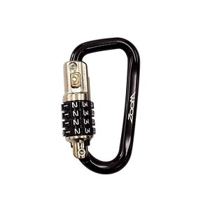 SPEEDPIT ヘルメットロックカラビナ カラー ブラック ZS-BK メーカー在庫あり スピードピット 盗難防止装置 バイク