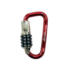 SPEEDPIT ヘルメットロックカラビナ カラー レッド ZS-RE メーカー在庫あり スピードピット 盗難防止装置 バイク