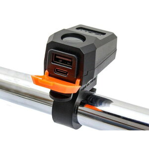 MADMAX �o�C�N�p USB�d�� TYPE-A�{TYPE-C 2�|�[�g �h���L���b�v�t�� MM50-0488-01 �}�b�h�}�b�N�X ���̑��d���p�[�c