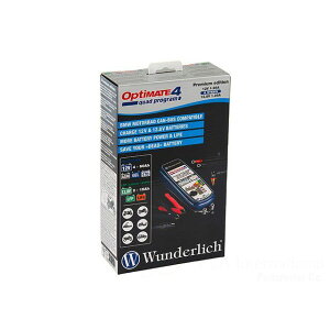 Wunderlich OptiMate 4 Quad Program CANBUS�Ή� �[�d�� Edition W20190-300 �����_�[���b�q �o�b�e���[�֘A�p�[�c �ėp