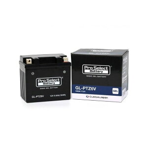 �y���[�J�[�����zPro Select Battery GL-PTZ6V �i�m�E�W�F���o�b�e���[�iYTZ6V�݊��j/�i�W�F���^�C�v�t���[�d�ρj GL-PTZ6V ���[�J�[�݌ɂ��� �v���Z���N�g�o�b�e���[ �o�b�e���[�֘A�p�[�c