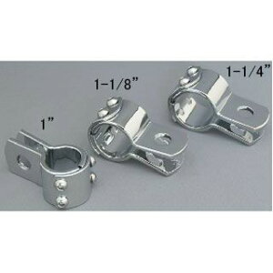 KIJIMA 3 pieces Clamp 1-1/4インチ カラー クローム HD-05402 メーカー在庫あり キジマ その他外装関連パーツ バイク ハーレー