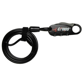クロップス CP-SPD07 Q4 カラー：ブラック CP-SPD07-BK メーカー在庫あり CROPS ワイヤーロック バイク