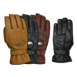 JRP 【指短サイズ有】3シーズンロンググローブ DRN カラー ブラウン サイズ L(メンズ) 7704DRN174 ジェイアールプロダクツ レザーグローブ バイク