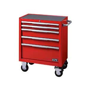 KTC EKW-1005R ローラーキャビネット(5段5引出) レッド EKW-1005R ケイティーシー 作業場工具 バイク 車 自動車 自転車