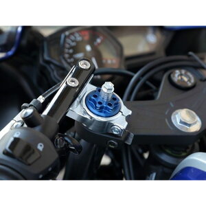 K-FACTORY フロントフォークトップキャップ カラー ブルー 344XZDR022J Kファクトリー フロントフォーク関連パーツ バイク MT-07 YZF-R25