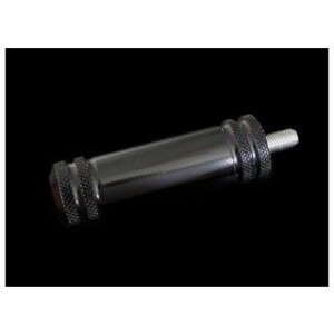 Neofactory アルミ4リブシフトペグ 1inロング ブラック ・000593 メーカー在庫あり ネオファクトリー ペダル バイク 汎用