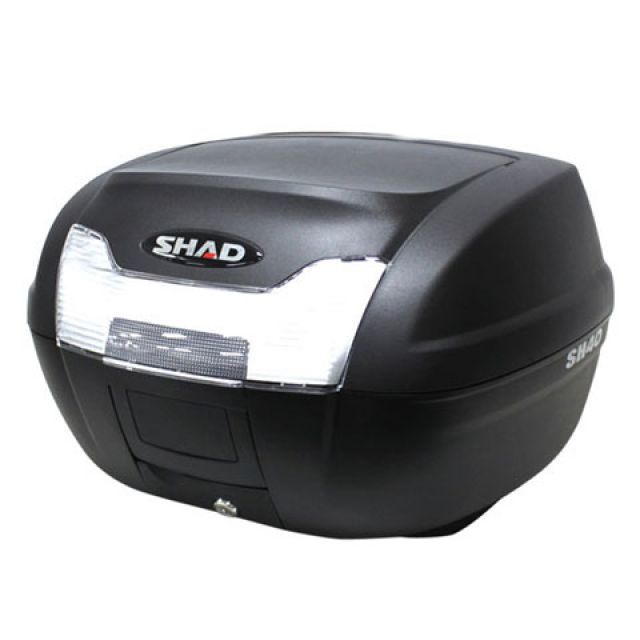 シャッド SHAD ツーリング用ボックス ツーリング用品 雑誌付き 割引 無塗装ブラック SH40 人気の製品 汎用 トップケース