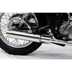 WirusWin SR400(FI車)用ロッドサイレンサーマフラー(スリップオン) ウイルズウィン マフラー本体 バイク SR400