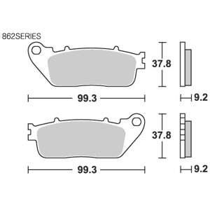 SBS u[Lpbh 862HF Xg[giZ~bNj 777-0862000 [J[݌ɂ GXr[GX u[Lpbh VFR800F VFR1200F