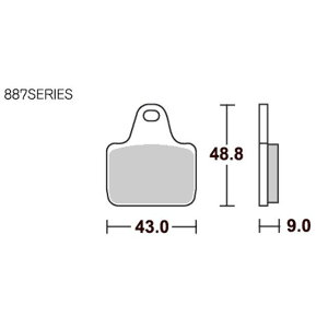 SBS u[Lpbh 887DC [VOifAJ[{j 777-0887081 [J[݌ɂ GXr[GX u[Lpbh oCN ėp