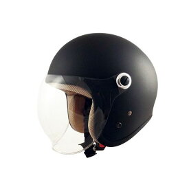 スピードピット GS-6 シールド付きジェットヘルメット Gino カラー：マッドブラック GS-6 メーカー在庫あり SPEEDPIT レディース・キッズヘルメット バイク