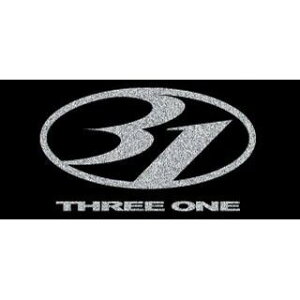 THREE ONE 31���S�X�e�b�J�[ �T�C�Y L �J���[ �V���o�[���� B71A06 �X���[���� �X�e�b�J�[