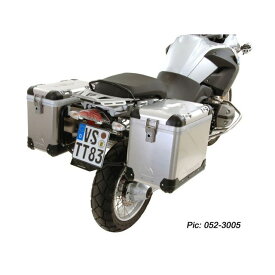 ツアラテック ZEGA-PRO 「and-S」 パニアシステム 38＋45L （シルバーフレーム） R1200GS/ADV tt_01-052-3008-0 TOURATECH ツーリング用バッグ バイク