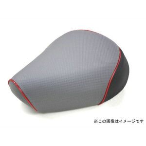 Grondement アドレスV50(CF42/44A)4スト 国産シートカバー エンボスグレー タイプ 張替 仕様 赤パイピング GH74SC120P40 グロンドマン シート関連パーツ バイク アドレスV50