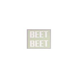 ビートジャパン BEET ステッカー SMALL カラー：白 0701-BS2-05 メーカー在庫あり BEET ステッカー 日用品