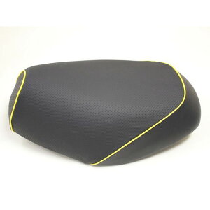 Grondement BJ 国産シートカバー エンボスブラック タイプ 被せ 仕様 黄パイピング GR28YC80P100 グロンドマン シート関連パーツ バイク BJ(ベーシックジョグ)