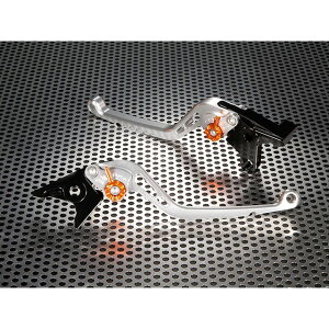U-KANAYA スタンダードタイプ ロングアルミビレットレバーセット レバー シルバー アジャスター ゴールド YA009-068-0103-02 ユーカナヤ レバー バイク TMAX