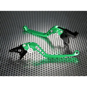 U-KANAYA スタンダードタイプ ロングアルミビレットレバーセット レバー グリーン アジャスター オレンジ KA069-003-0107-08 ユーカナヤ レバー バイク Ninja H2R Ninja H2