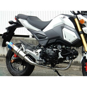 WR’S JMCA フルエキゾースト 仕様 チタンショートオーバル(焼き色) LS1150JM ダブルアールズ マフラー本体 バイク 新型GROM