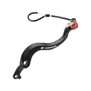 ZETA トリガーブレーキペダル(レッド) F6893 メーカー在庫あり ジータ ペダル バイク CRF250L/M