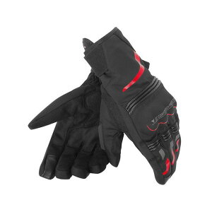Dainese TEMPEST UNISEX D-DRY SHORT GLOVES J[ R08-BLACK/RED TCY XS 1815872 _Cl[[ EC^[O[u oCN